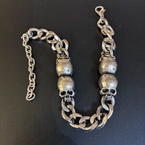VINTAGE 1996 ALCHEMY SKULL SKULLs BRACELET goth unisex